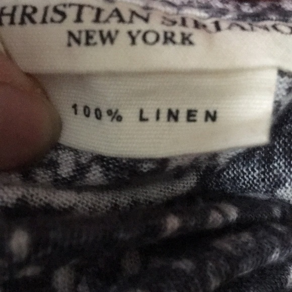 CHRISTIAN SIRIANO NY M SNAKE PRINT BUTTON SHOULDERS DETAILING TOP - Picture 12 of 12